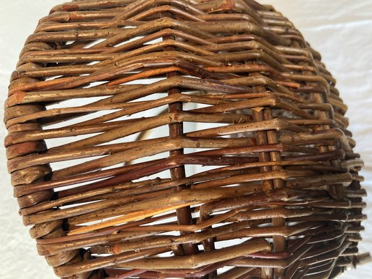 Swedish Country Handmade Willow Basket-IJL-1702232