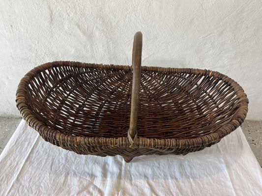 Swedish Country Handmade Willow Basket-IJL-1702232