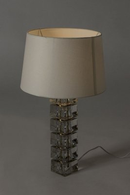 Swedish Crystal Table Lamp, 1960s-NL-749939