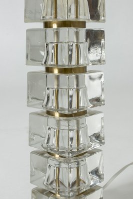 Swedish Crystal Table Lamp, 1960s-NL-749939