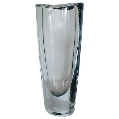 Swedish Crystal Vase from Orrefors, 1960s-GXL-919099