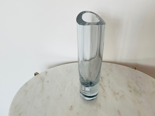 Swedish Crystal Vase from Orrefors, 1960s-GXL-919099