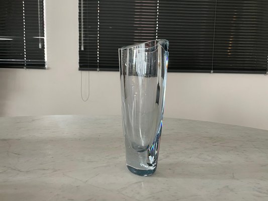 Swedish Crystal Vase from Orrefors, 1960s-GXL-919099