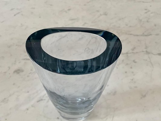 Swedish Crystal Vase from Orrefors, 1960s-GXL-919099