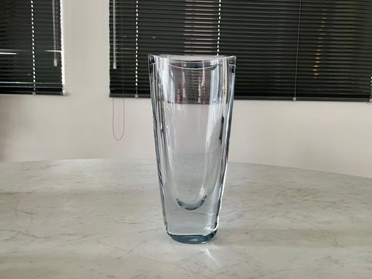 Swedish Crystal Vase from Orrefors, 1960s-GXL-919099