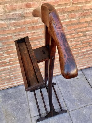 Swedish Dark Wood Valet, 1950s-NOU-830527