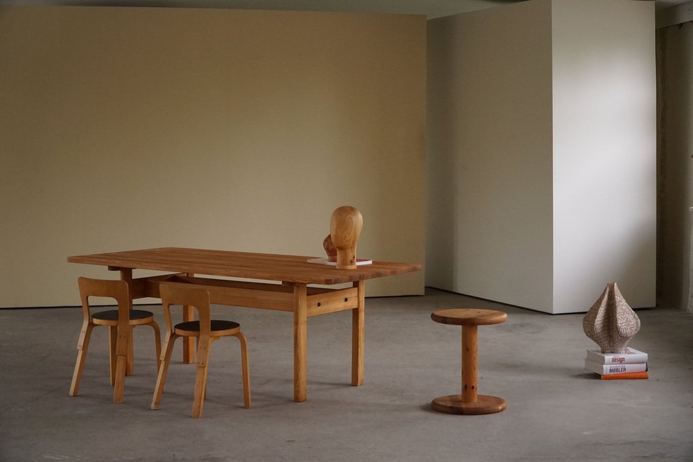 Swedish Dining Table in Pine by Børge Mogensen for Karl Andersson & Söner, 1960s