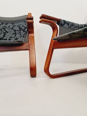 Swedish Easy Chairs by Carl-Henrik Spark for Ulferts Sweden, 1970s, Set of 2-IQR-1309559