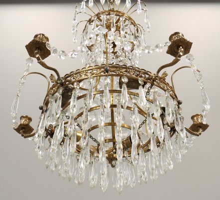 Swedish Empire Chandelier, 1900-VAP-2028265