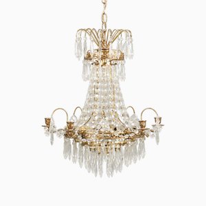 Swedish Empire Chandelier, 1900-VAP-2028265