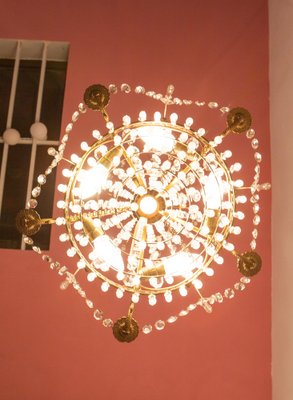 Swedish Empire Style Chandelier, 1950s-JWI-1763226