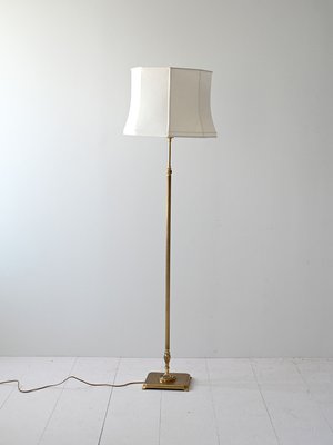 Swedish Floor Lamp with Metal Structure, 1970s-QWP-2035567