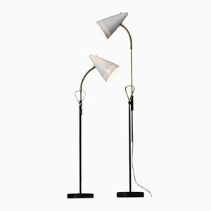 Swedish Floor Lamps from Falkenbergs Belysning, 1960s, Set of 2-YU-1173778