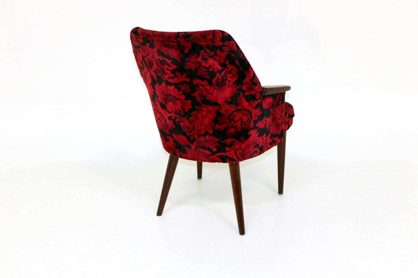 Swedish Floral Passion Armchair, 1950