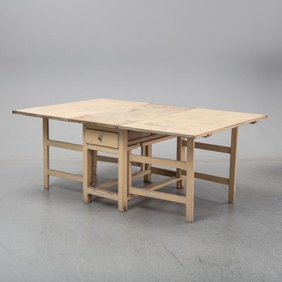 Swedish Folding Dining Table, 1880s-VAP-771463