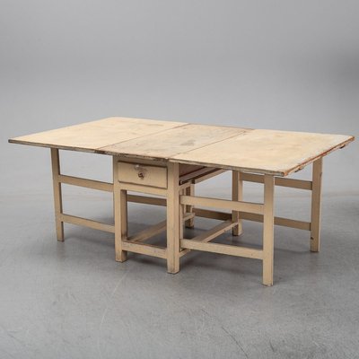 Swedish Folding Dining Table, 1880s-VAP-771463