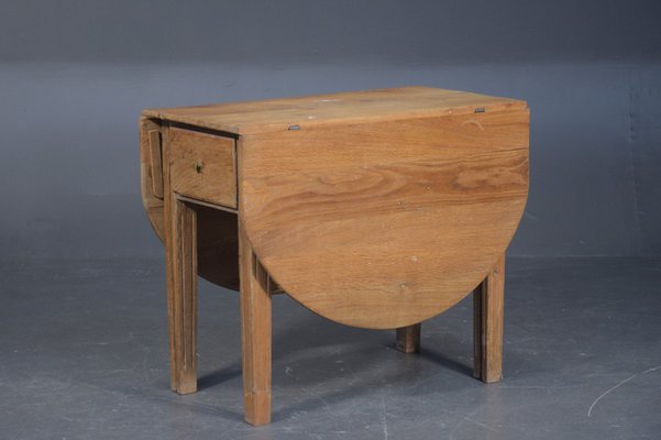 Swedish Folding Table in Oak, 1800s-VAP-1276919