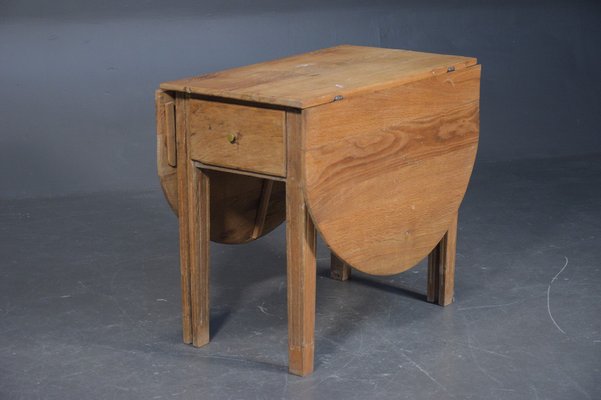 Swedish Folding Table in Oak, 1800s-VAP-1276919