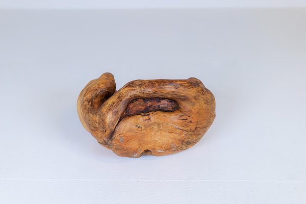 Swedish Folk Art Burl Bowl, 1960s-UYK-999421