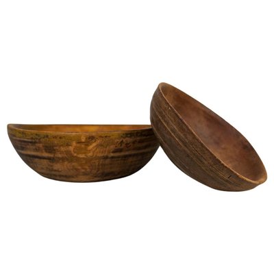 Swedish Folk Art Farmers Bowls, Set of 2-UYK-1793990