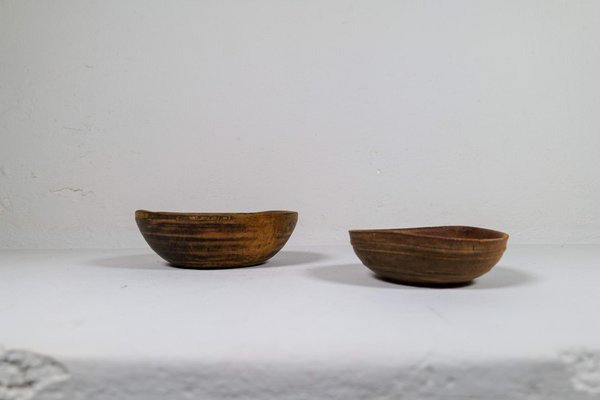 Swedish Folk Art Farmers Bowls, Set of 2-UYK-1793990