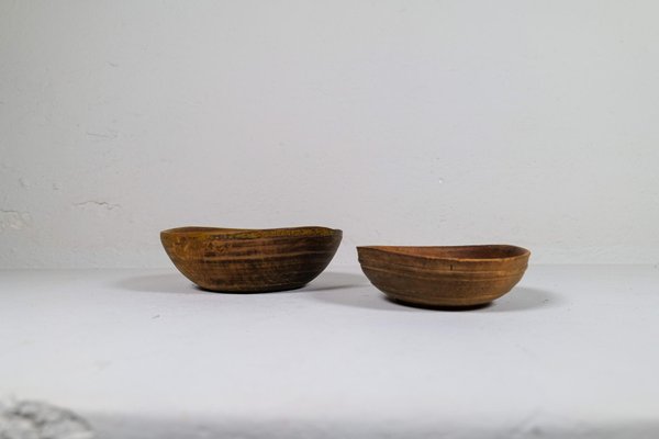 Swedish Folk Art Farmers Bowls, Set of 2-UYK-1793990