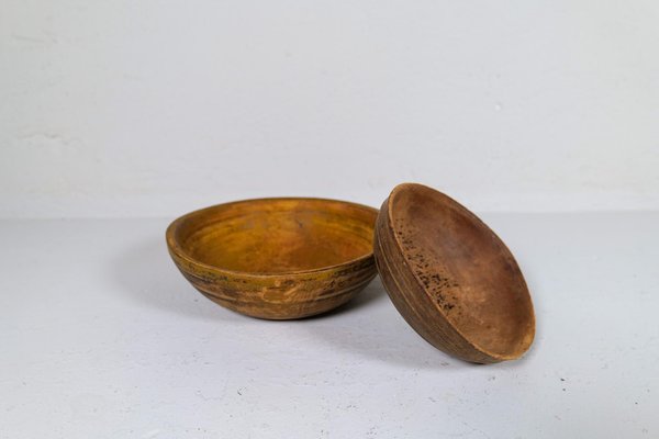 Swedish Folk Art Farmers Bowls, Set of 2-UYK-1793990