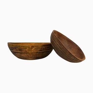 Swedish Folk Art Farmers Bowls, Set of 2-UYK-1793990