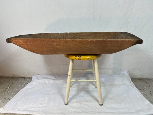 Swedish Folk Art Hand Carved Trough-IJL-1702729