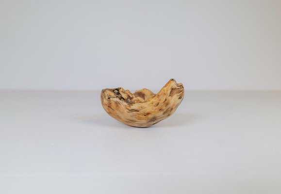 Swedish Folk Art Organic Burl Bowls, 1960s, Set of 3-UYK-999419