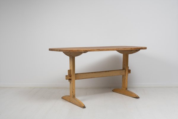 Swedish Folk Art Pine Dining Table-MJF-1350855