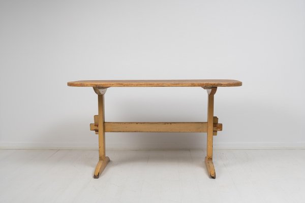 Swedish Folk Art Pine Dining Table-MJF-1350855