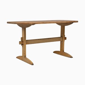 Swedish Folk Art Pine Dining Table-MJF-1350855