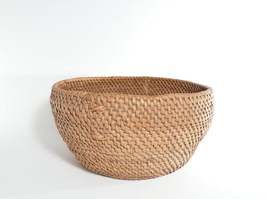 Swedish Folk Art Root Basket, 19th Century-RUK-1758049