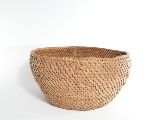 Swedish Folk Art Root Basket, 19th Century-RUK-1758049