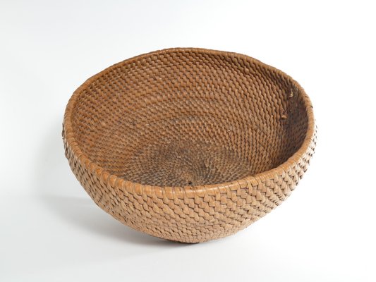 Swedish Folk Art Root Basket, 19th Century-RUK-1758049