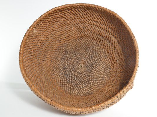 Swedish Folk Art Root Basket, 19th Century-RUK-1758049