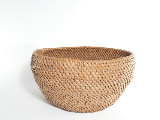 Swedish Folk Art Root Basket, 19th Century-RUK-1758049