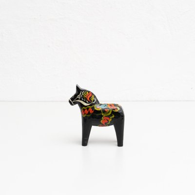 Swedish Folk Dala Horse Toys in Wood, 1960, Set of 5-WM-1251010