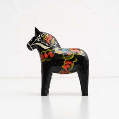 Swedish Folk Dala Horse Toys in Wood, 1960, Set of 5-WM-1251010