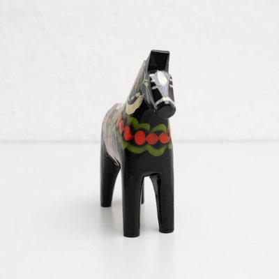 Swedish Folk Dala Horse Toys in Wood, 1960, Set of 5-WM-1251010