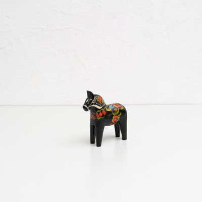 Swedish Folk Dala Horse Toys in Wood, 1960, Set of 5-WM-1251010