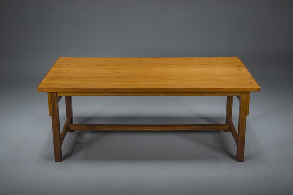 Swedish Freestanding Teak Architect Desk, 1960s-ZZH-1799052