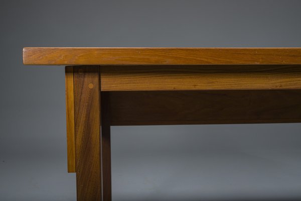 Swedish Freestanding Teak Architect Desk, 1960s-ZZH-1799052