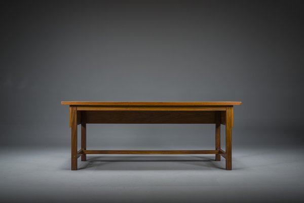 Swedish Freestanding Teak Architect Desk, 1960s-ZZH-1799052