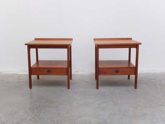 Swedish Friscos Side Tables by Folke Ohlsson for Thingstrøms, 1960s, Set of 2