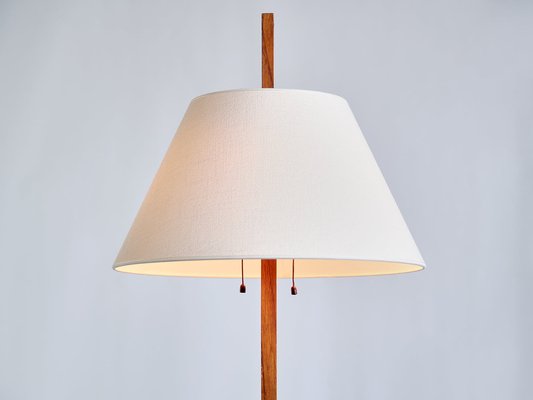 Swedish G35 Floor Lamp in Teak and Iron by Hans-Agne Jakobsson, 1960s-FMT-1373060