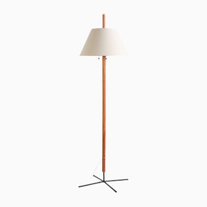 Swedish G35 Floor Lamp in Teak and Iron by Hans-Agne Jakobsson, 1960s-FMT-1373060