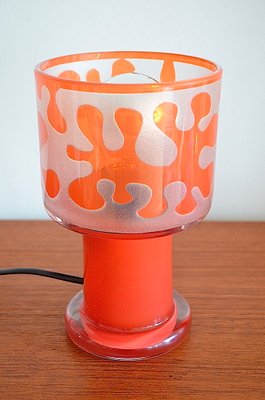 Swedish Glass Lamp by Ove Sandeberg for Kosta Boda, 1960s-OV-1003611