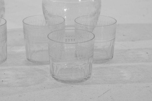 Swedish Glass Set, 1880s, Set of 8-SA-2020806